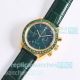 Swiss Replica Omega Speedmaster  Moonwatch Calibre 3861 Green and Gold (8)_th.jpg